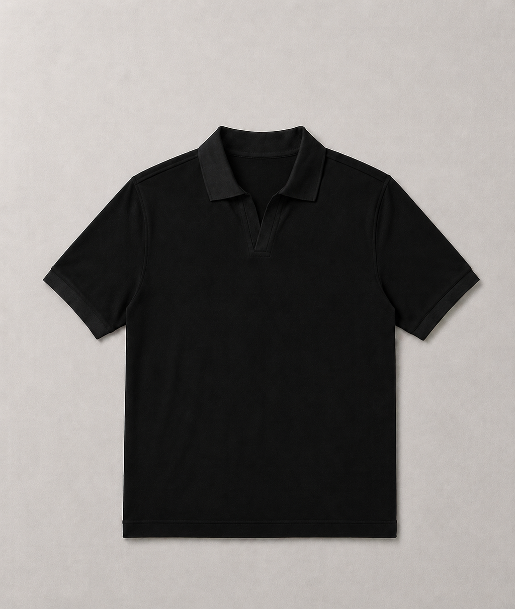 Black vorix essential polo